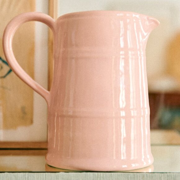 Sezane Other - Sézane Les Composantes Pink Alto Ceramic Jug Pot Vase NEW SOLD OUT